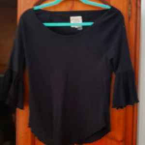 CHASER cotton shirt bell sleeves